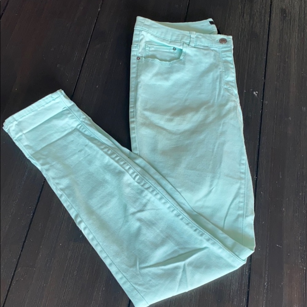 Light green/blue H&M Jeggings (like new)